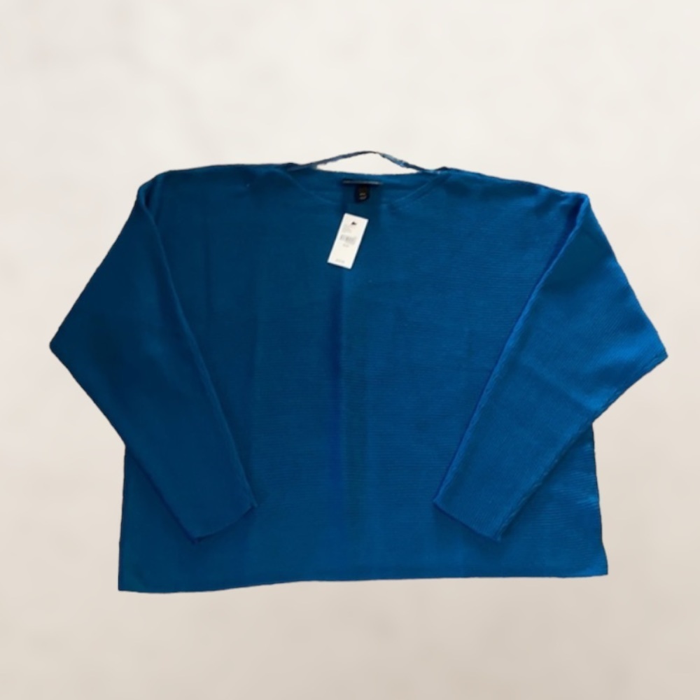 Lane Bryant Blue Knit Sweater
